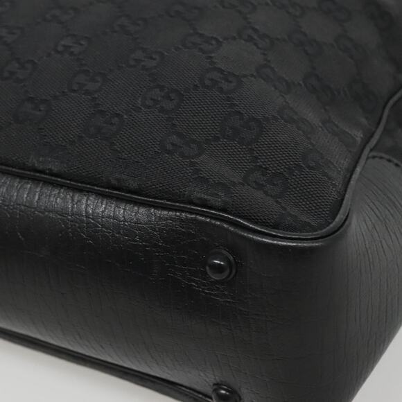 GUCCI GG Canvas Bamboo Tote Bag Black - Picture 10 of 16